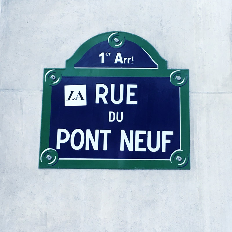 LA RUE DU Pont Neuf PARIS